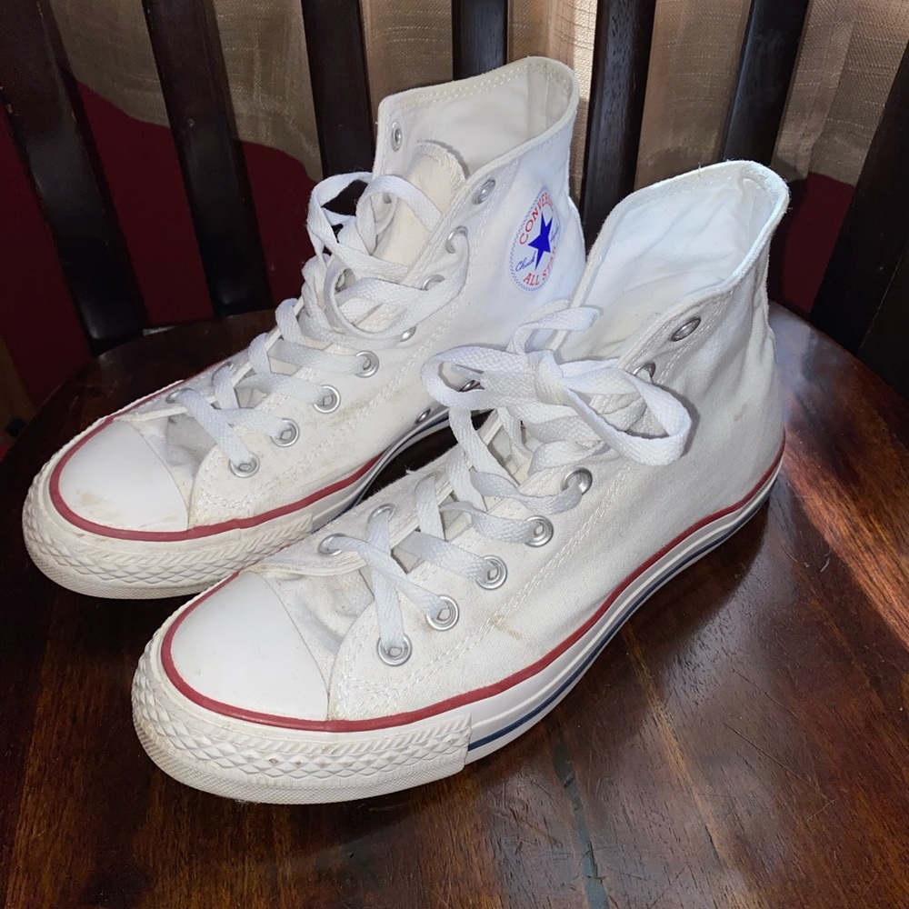 White High Top Converse